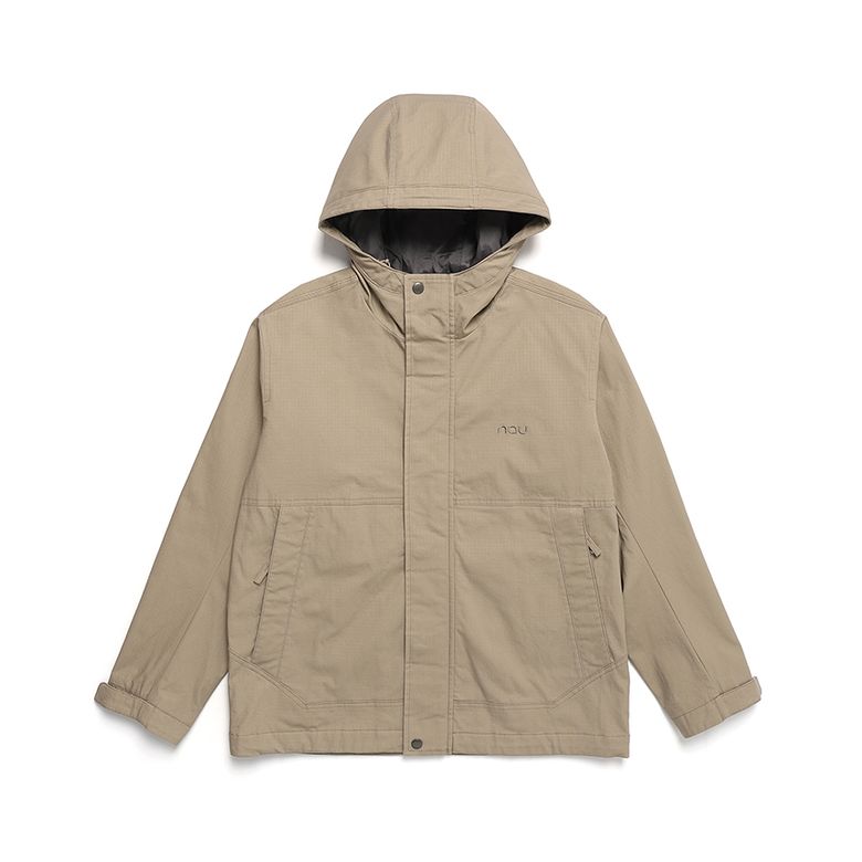 가을 립스탑 바람막이 자켓 Beige