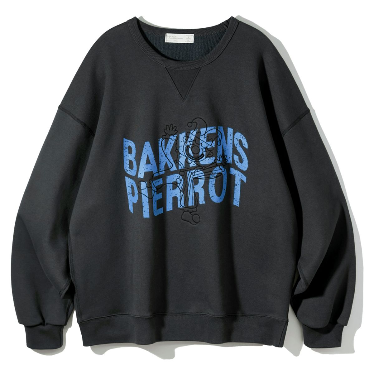 바켄(BAKKEN) Pierrot Vintage 스웨트셔츠 BK5985_차콜