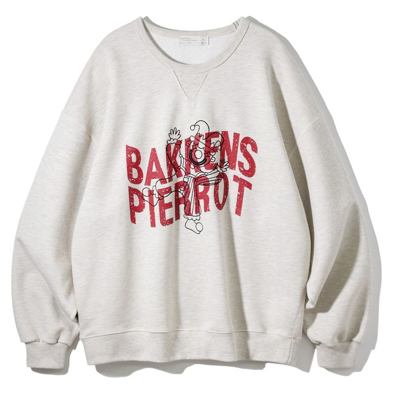Pierrot Vintage 스웨트셔츠 BK5985_오트밀