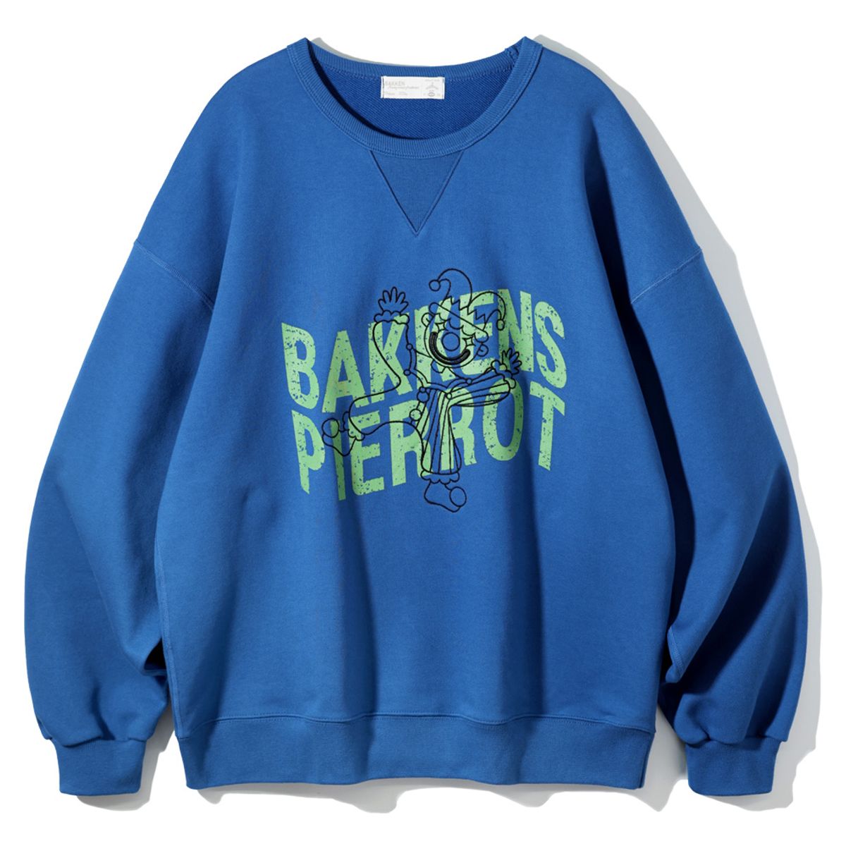 바켄(BAKKEN) Pierrot Vintage 스웨트셔츠 BK5985_블루