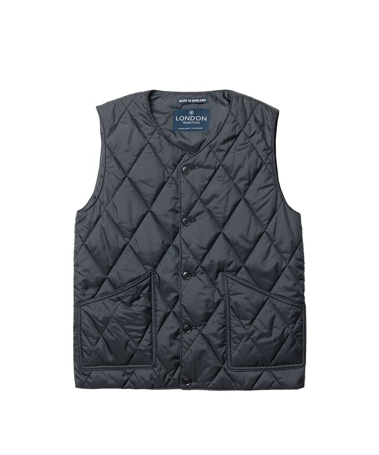 Quilted Vest - Black 60 Diamond