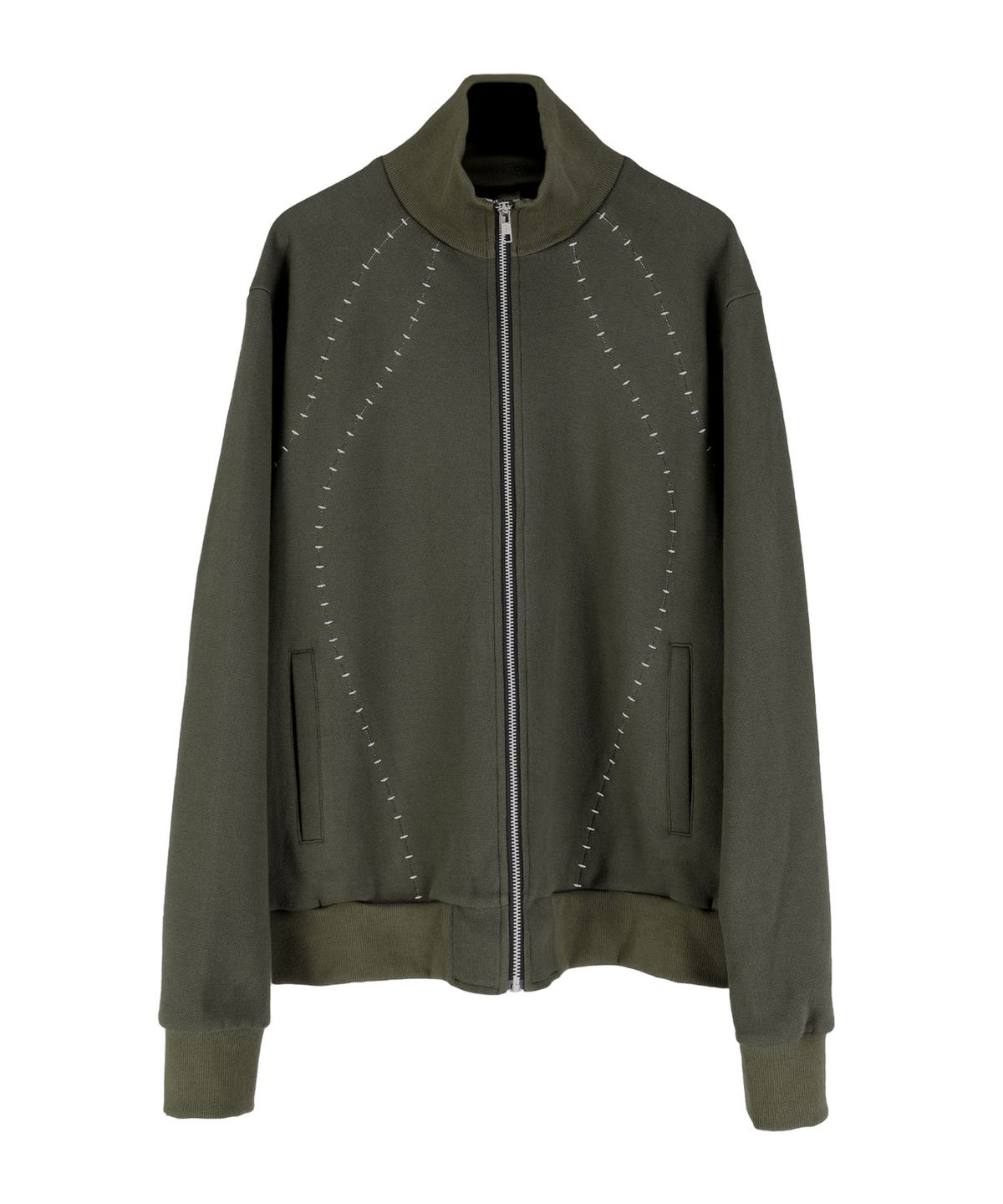 키아세(KIIACE) Embroidered Track Jacket - Olive