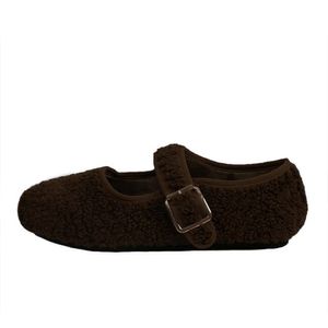 MARYJANE WOMEN SHOES BESO CB2403 DARK BROWN