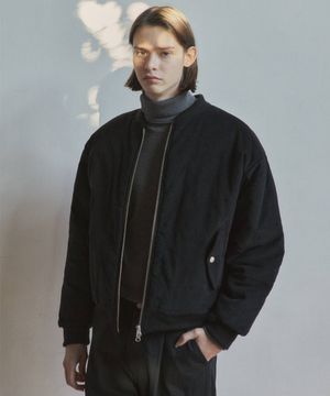 코듀로이 바시티 패딩 퀼팅 자켓(3col)