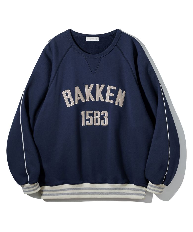 Bakken 1583 트랙 스웨트셔츠 BK5989_네이비