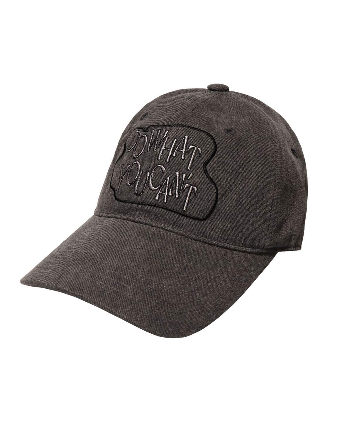 슬리피슬립(SLEEPYSLIP) DO WHAT YOU CANT  CHARCOAL BALL CAP