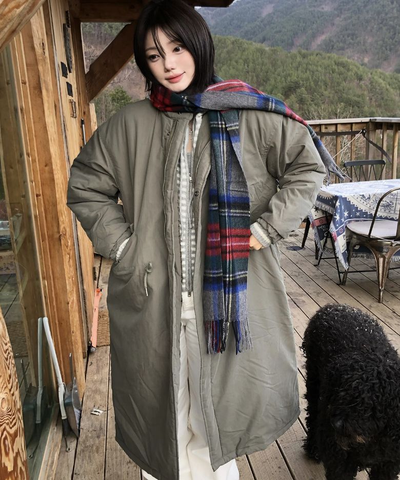 W/M-65 피쉬테일 야상 패딩 코트_3COLOR