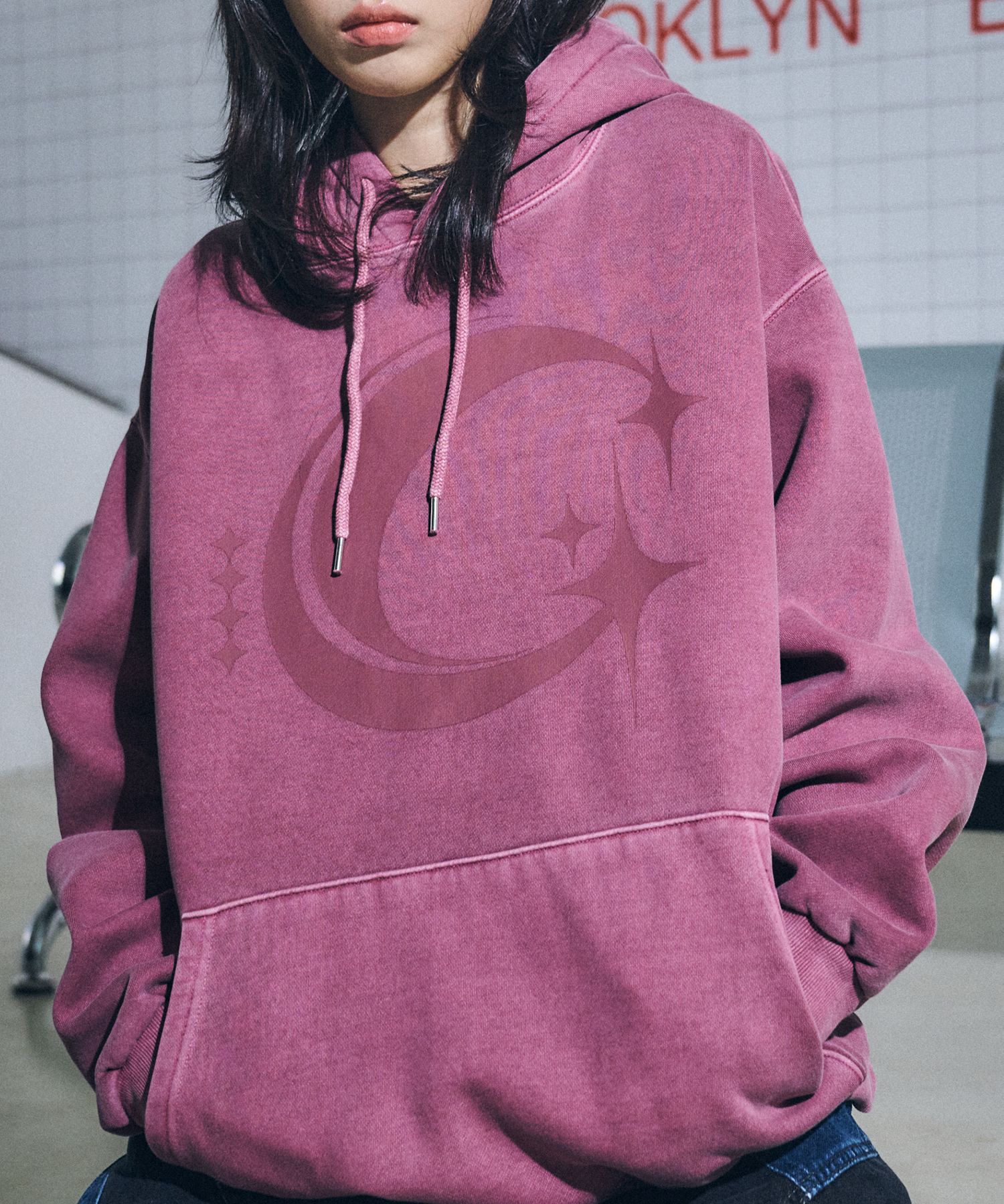 ★CPGN STUDIO★送料込み★大人気★C LOGO STAR Pigment Hoodie MUSINSA公式 | CPGN STUDIO C LOGO STAR Pigment Hoodie Dusty Pink