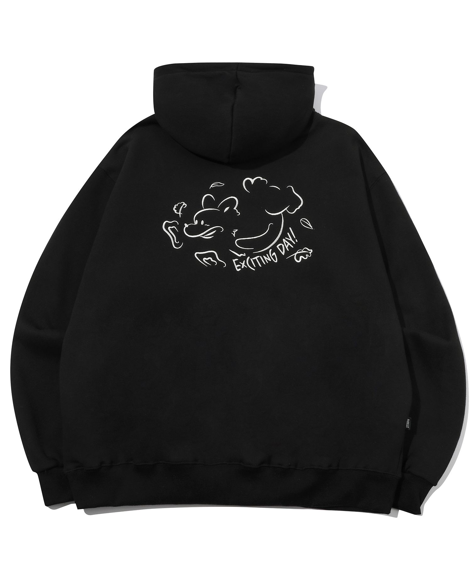 【CPGN STUDIO】24FW★ Happy Memory Embroidered Hoodie MUSINSA | CPGN STUDIO Exciting Day Embroidered Hoodie Black