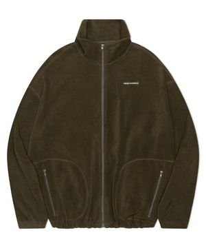 데일리 플리스 집업 자켓 [카키]