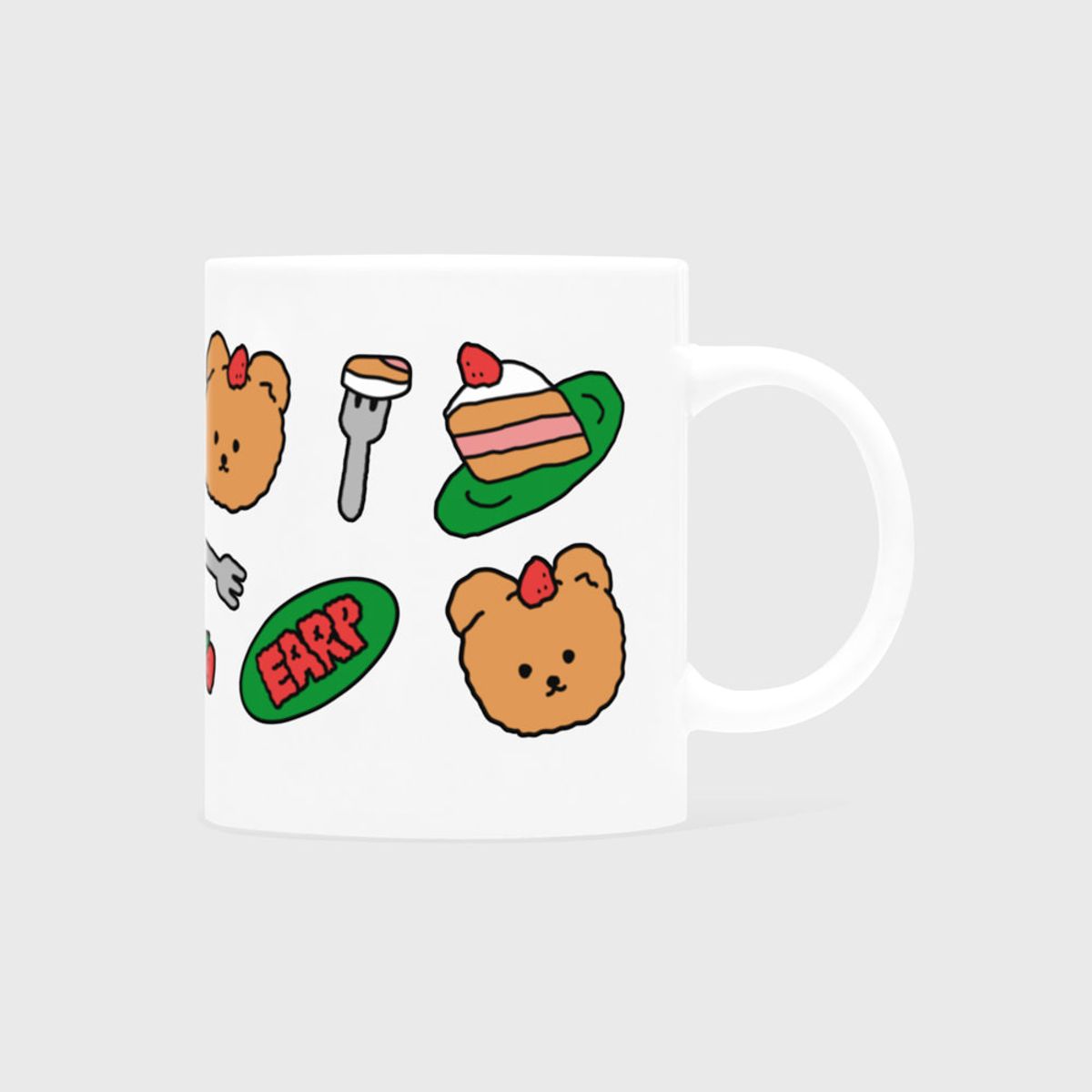 어프어프(EARPEARP) STRAWBERRY CAKE COVY(머그컵)