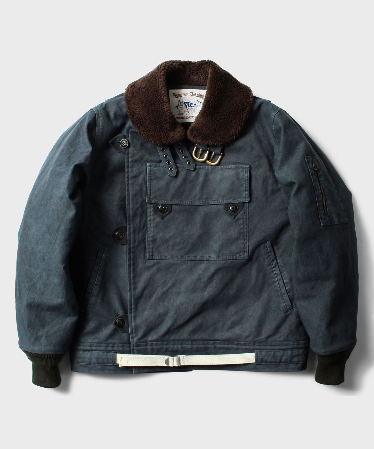 비디알(VDR) MOTORCYCLE FUR JACKET [Vintage Charcoal]