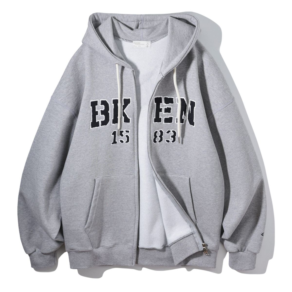 바켄(BAKKEN) BKEN 1583 후드 집업 BK7990_그레이