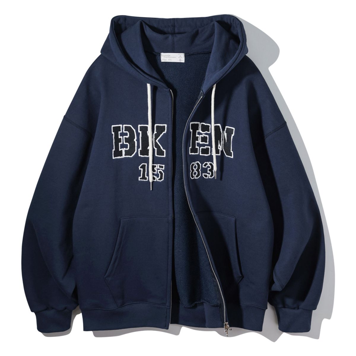 바켄(BAKKEN) BKEN 1583 후드 집업 BK7990_네이비
