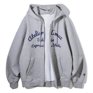 Atelier Amuz 후드 집업 BK7989_그레이