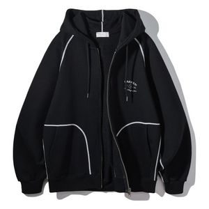 Essential 후드 집업 BK7988_블랙