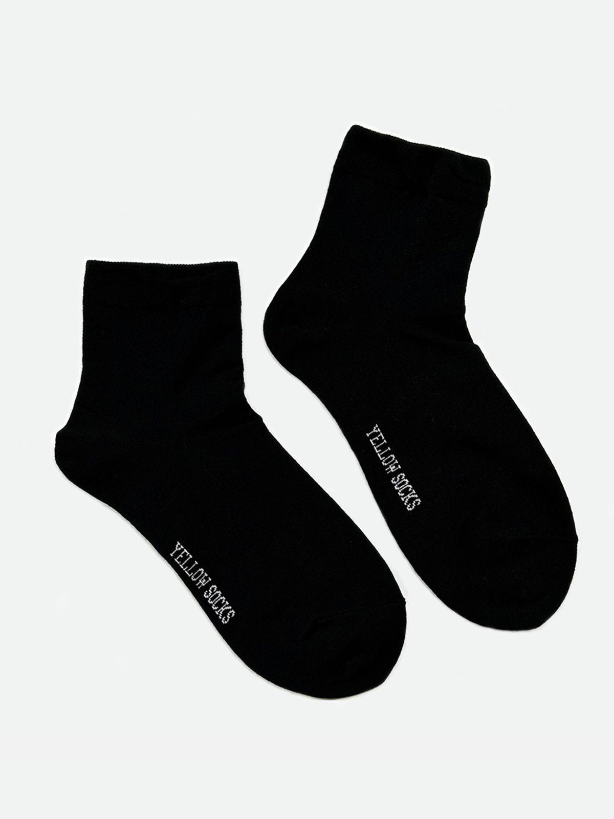 옐로우삭스(YELLOWSOCKS) [무압] 숏 삭스 블랙