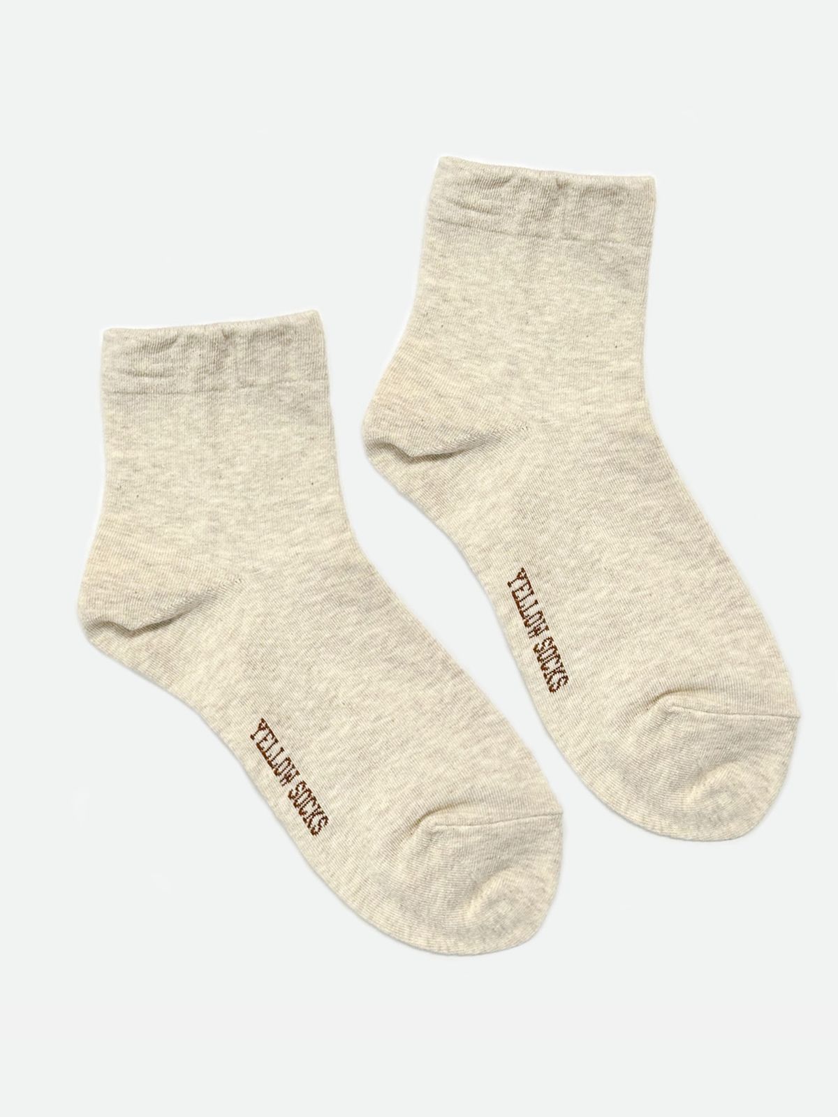 옐로우삭스(YELLOWSOCKS) [무압] 숏 삭스 오트밀