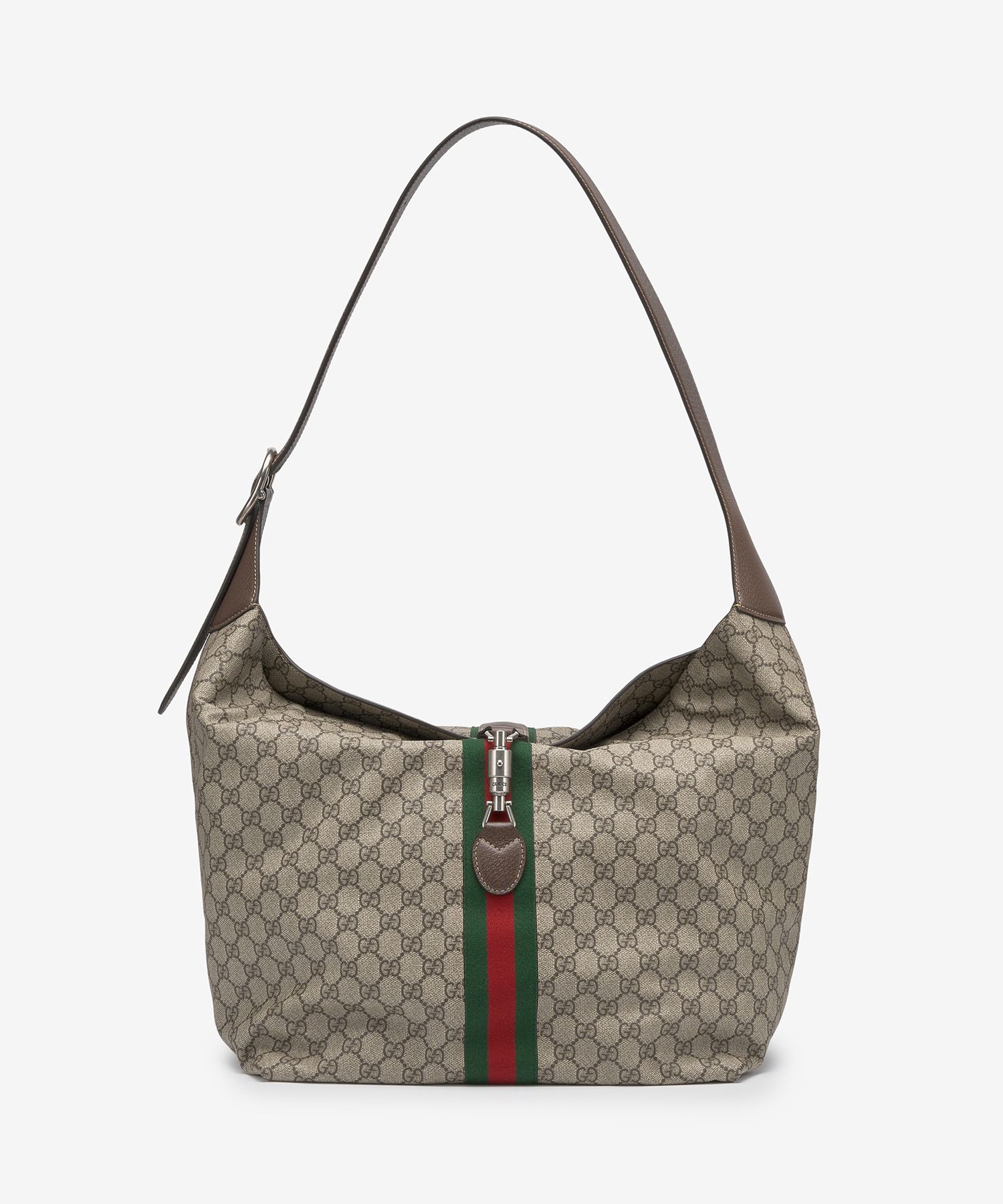 MUSINSA GUCCI Medium Jackie 1961 GG Supreme Shoulder Bag Beige - Main Image