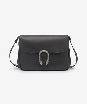 디오니소스 레더 플랩 크로스백 - 블랙 / 758557AACOJ1000