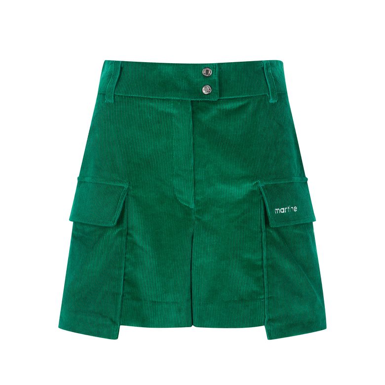 Corduroy Shorts_Green