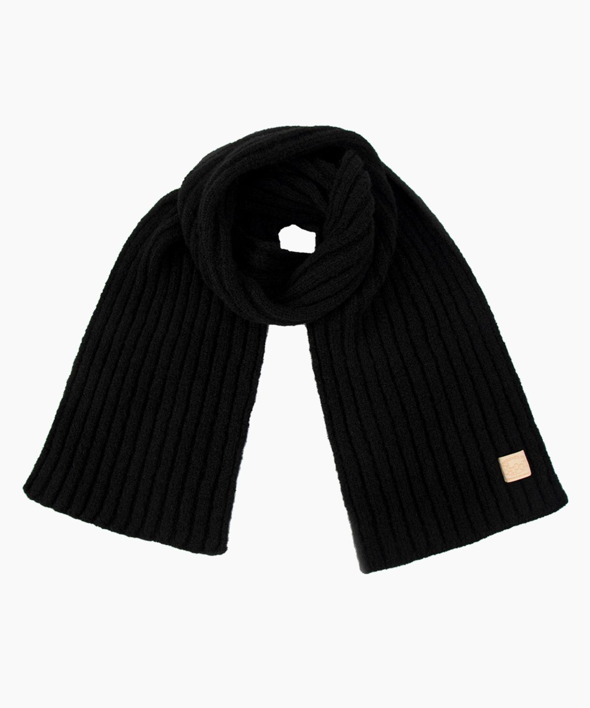 시눈(SINOON) HAIRY COZY MUFFLER (BLACK)