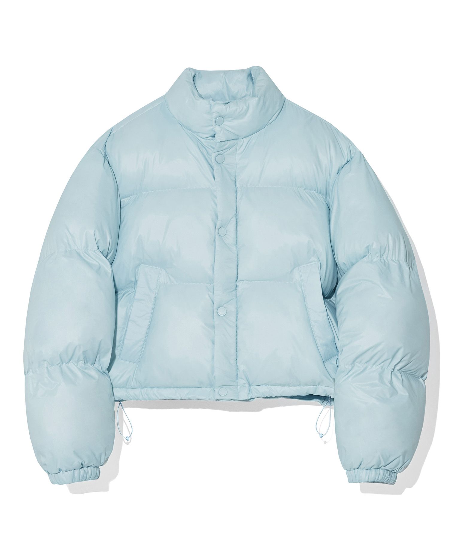 ★CODEGRAPHY★(W) WAVE LOGO HYPE GLOSSY CROPPED PUFFER★ MUSINSA公式 | Codegraphy (Woman) WAVE Logo Hype Glossy