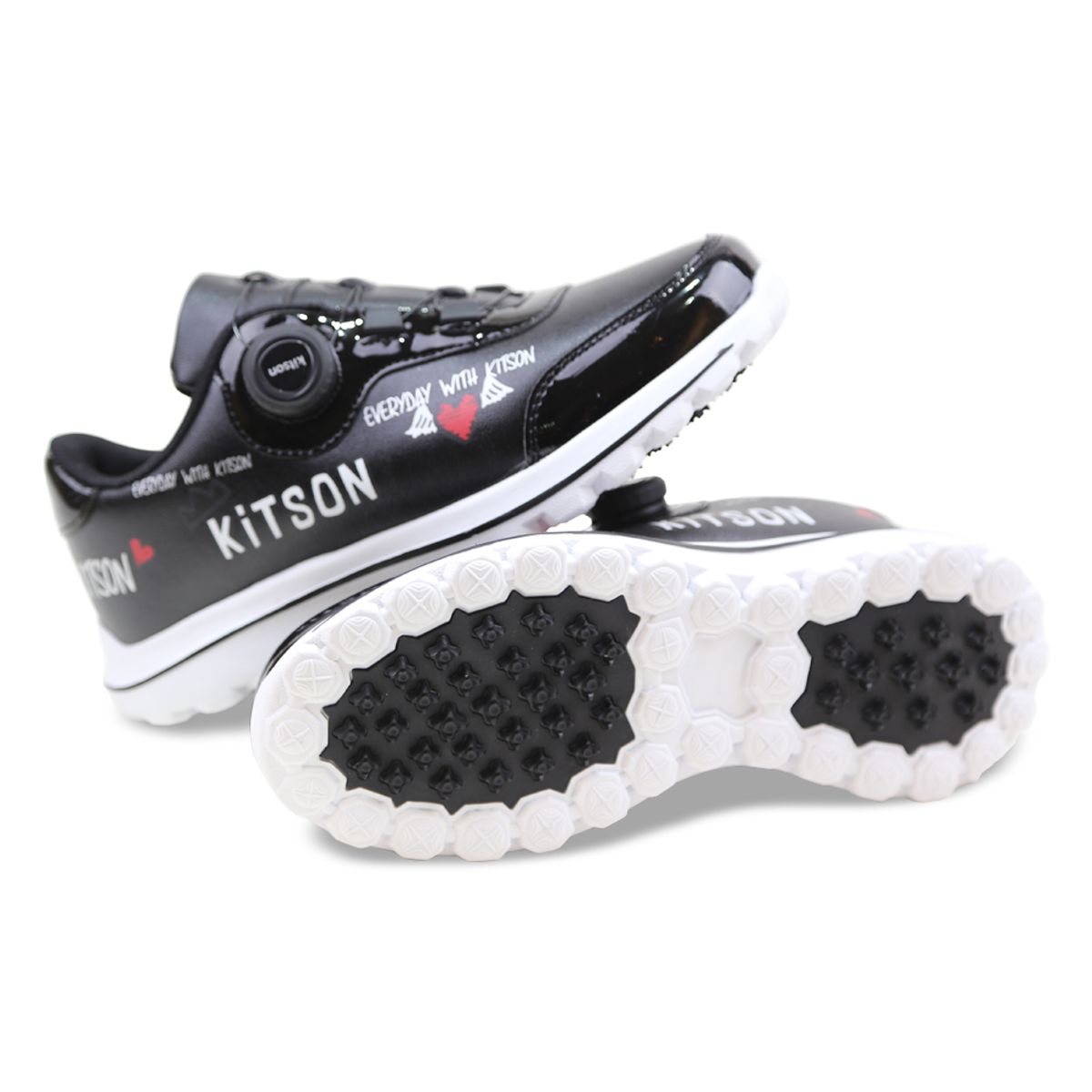 키슨(KITSON) 샤넌 골프화 하이브리드 슈즈 블랙
