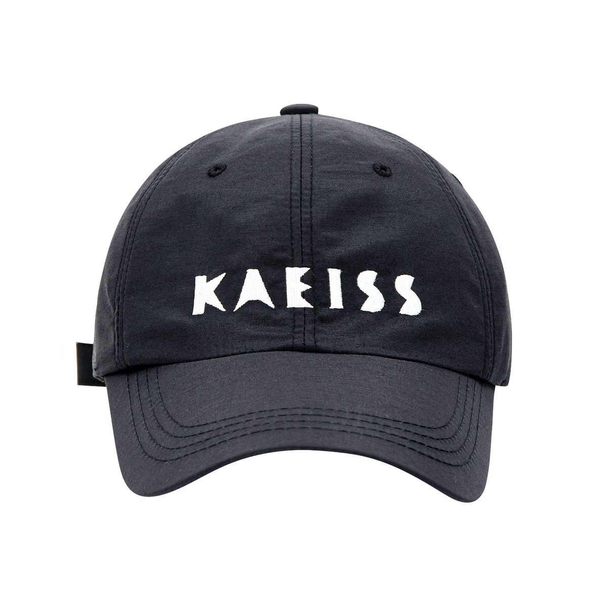 케이아스(KAEISS) 시그니처 로고 캡 - 블랙