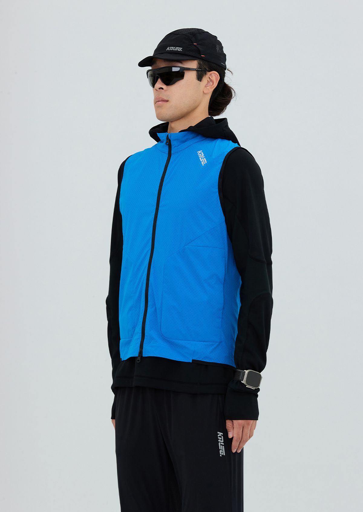 칼렉(KALEG) MENS AIR BLADE GILET (ATHLETIC) BLUE