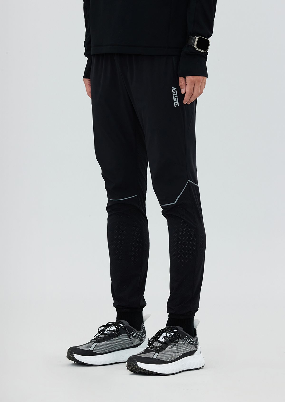 칼렉(KALEG) MENS AIR BLADE RUNNING PANTS BLACK