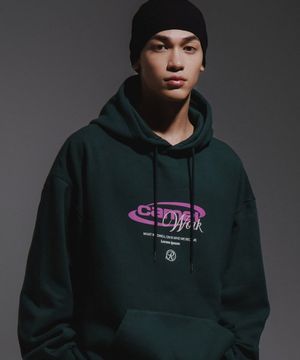 스페이스 카멜 후드티셔츠(그린)