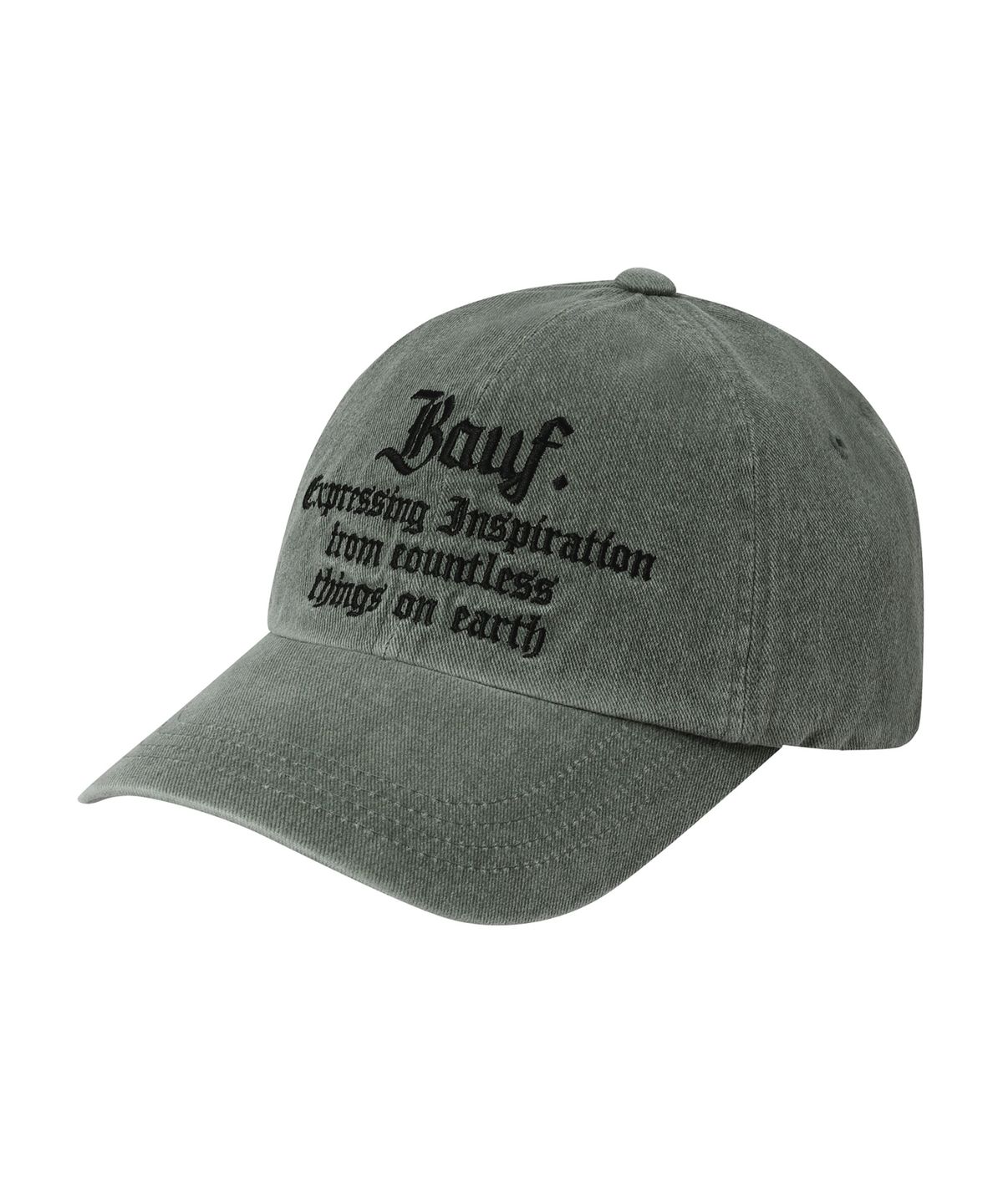 바우프(BAUF) B 빈티지 워싱 볼캡 [워시드 카키]