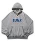 PIGMENT PRINTING BLUER TEAM HOODIE MELANGE GRAY