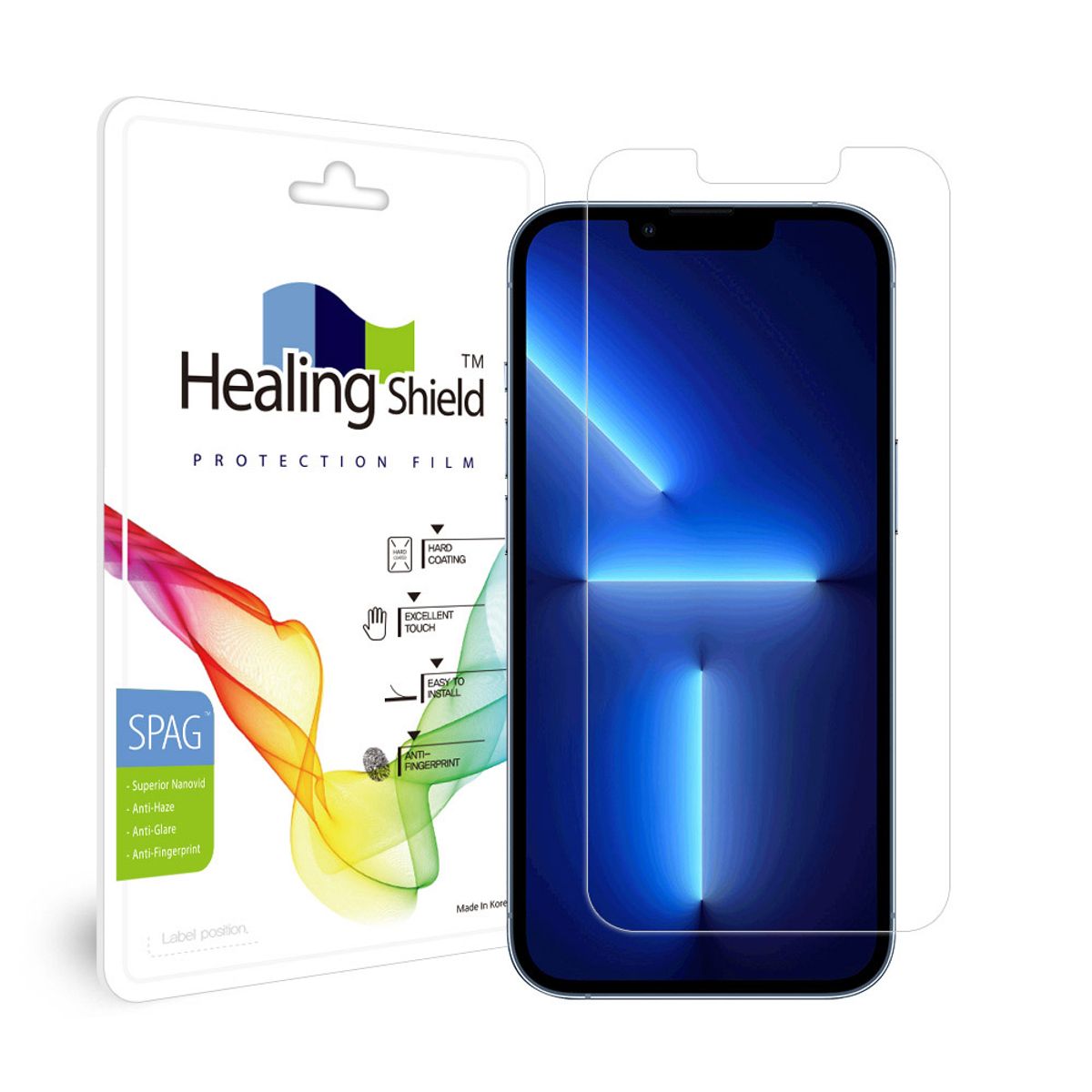 힐링쉴드(HEALINGSHIELD) 아이폰13 프로 슈페리어 저반사 액정보호필름 1매