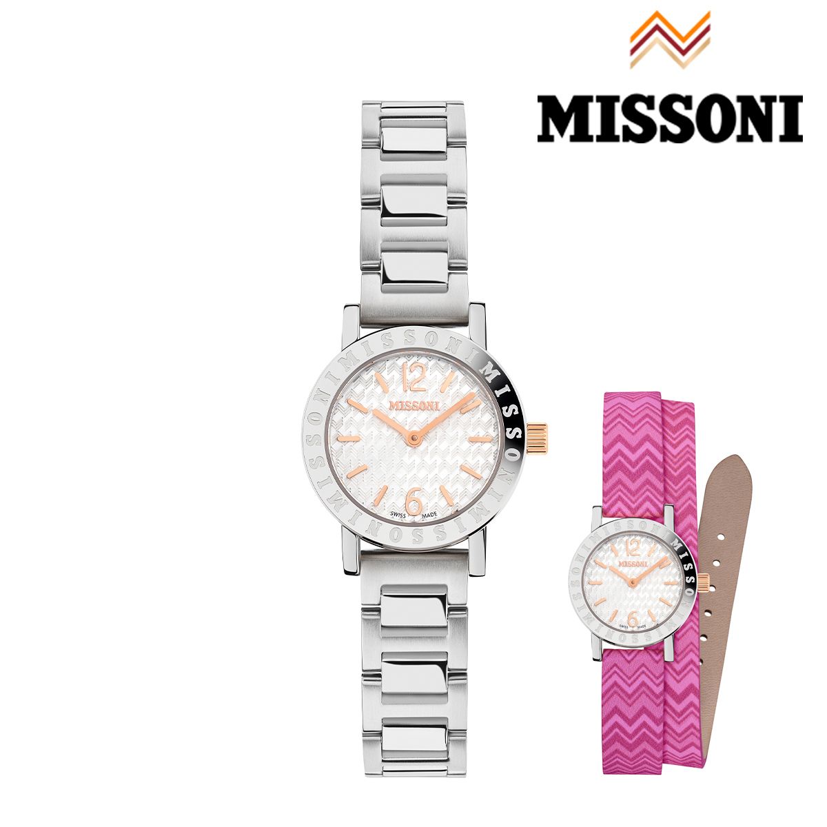 미쏘니(MISSONI) 여성시계+밴드증정 MWGY00623