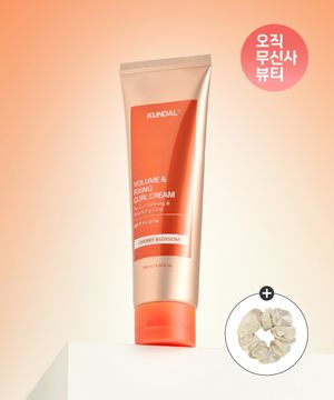 쿤달 볼륨 앤 픽싱 컬크림 130ml+(증정) 헤어스크런치