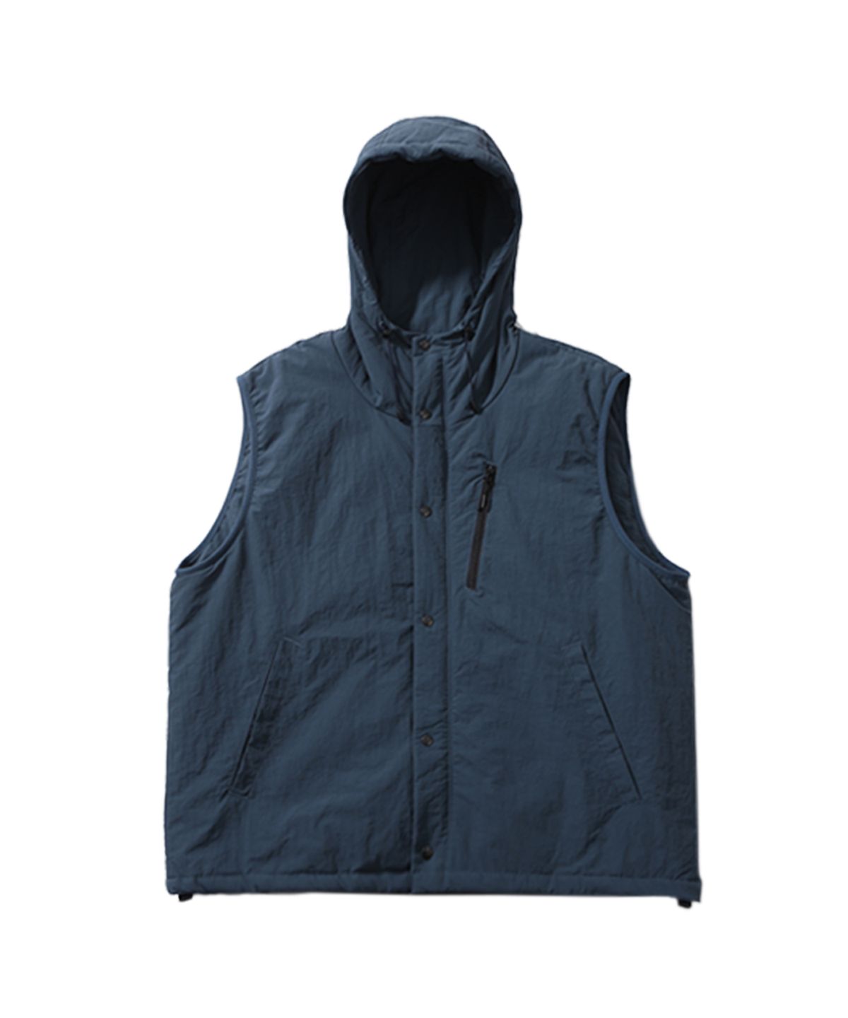 발루트(BALLUTE) PADDED RUSTLE HOOD VEST (PEACOCK GREEN)