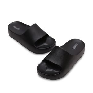 선샤인 여성 통굽 슬리퍼 블랙