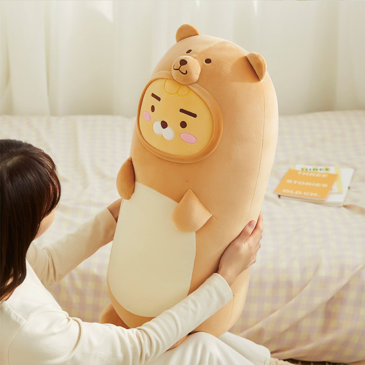 카카오프렌즈(KAKAO FRIENDS) 꿀잠베어 바디 필로우_리틀라이언