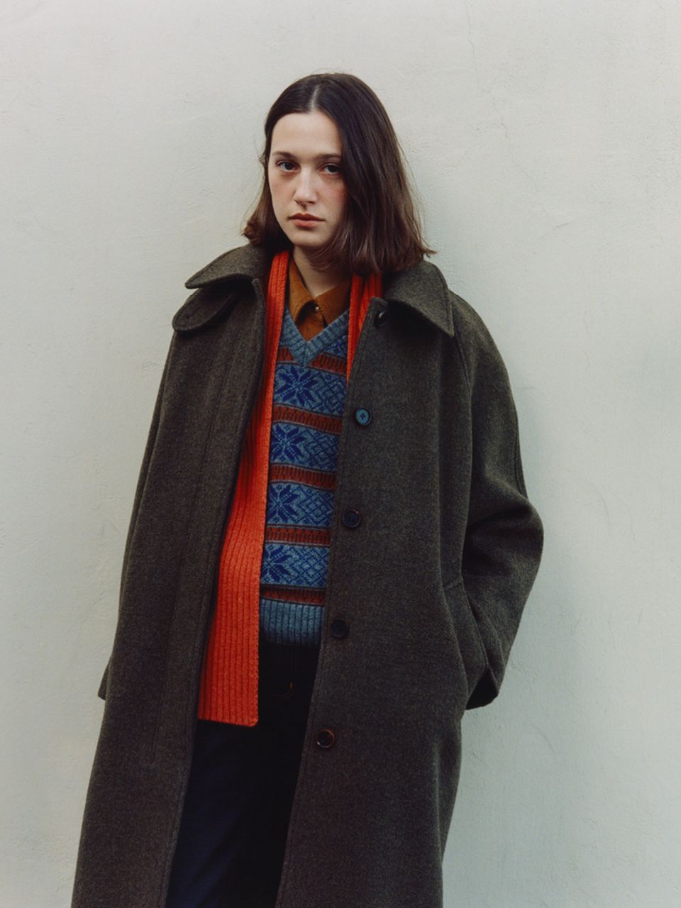 MUSINSA公式 | SIENNE Harley Balmacaan Coat (Khaki)