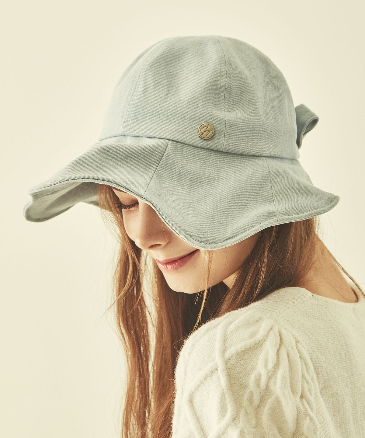 챠미(CHARMY) 리나 스카이블루-햇