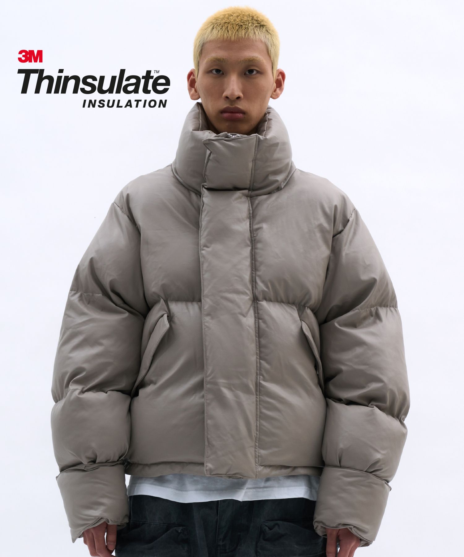 MUSINSA公式 | GAMMA GALLERY 3Mシンサレートビーガンレザーダウン