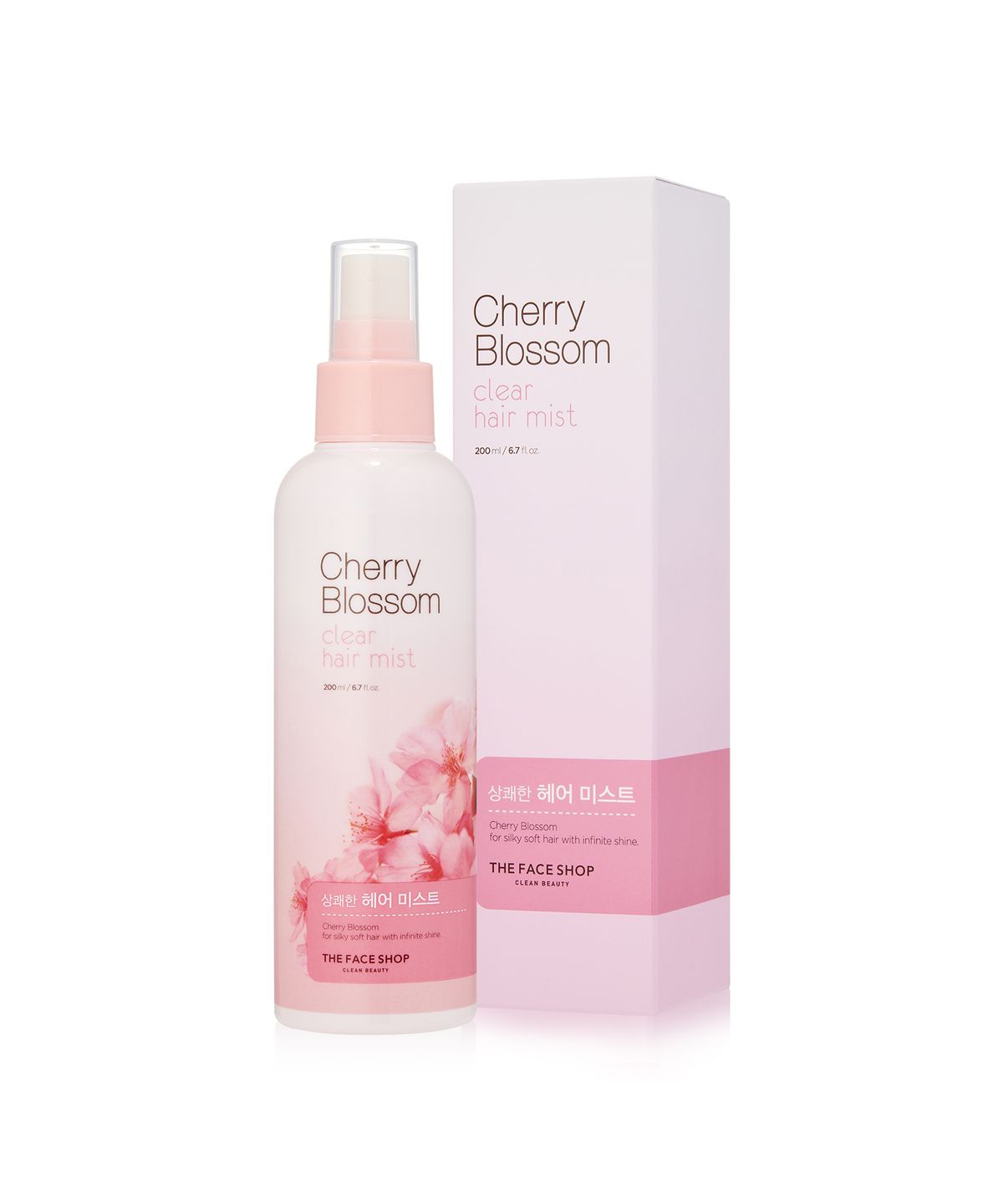 더페이스샵(THE FACE SHOP) 체리블라썸 클리어 헤어 미스트 200ml
