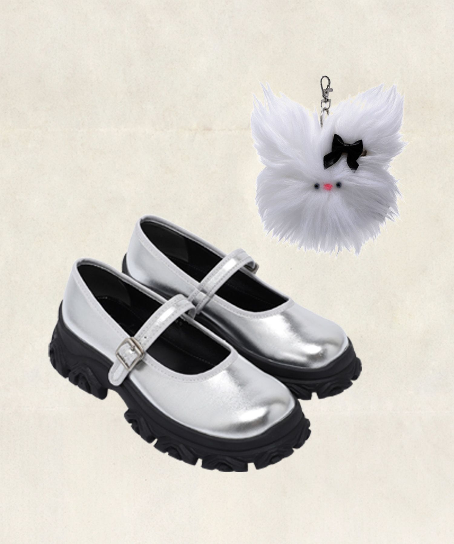 【rolarola x att.】新作★ ROUGH MARY JANE RORABBIT SET MUSINSA | ROLAROLA ROLAROLA X ATT ROUGH MARY JANE RORABBIT