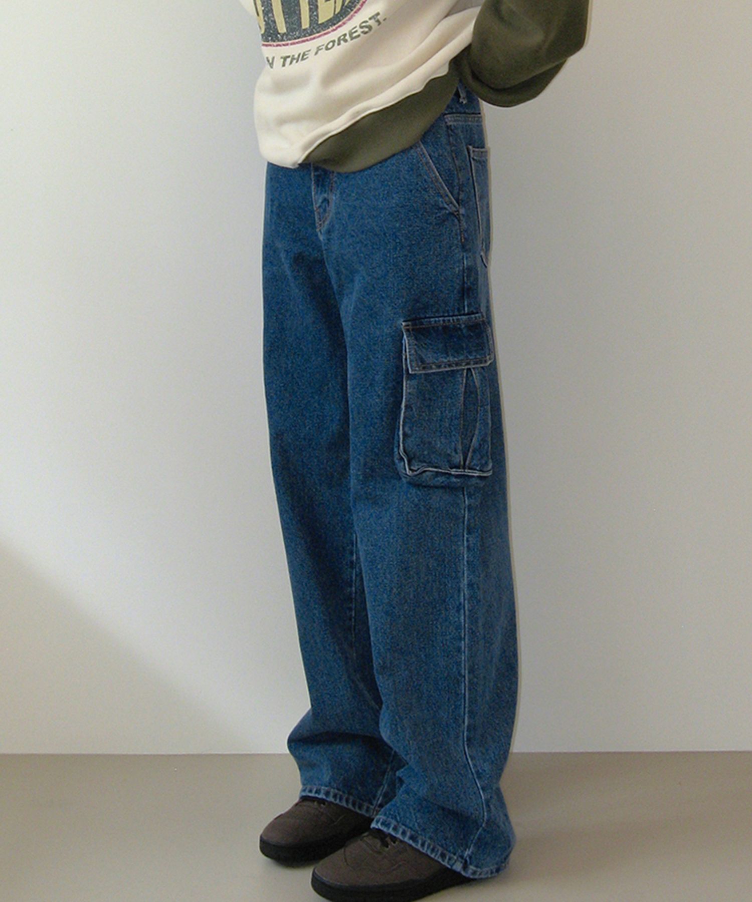 [SOMEWHERE BUTTER]★Vintage cargo wide denim Vintage cargo wide denim - SOMEWHERE BUTTER.