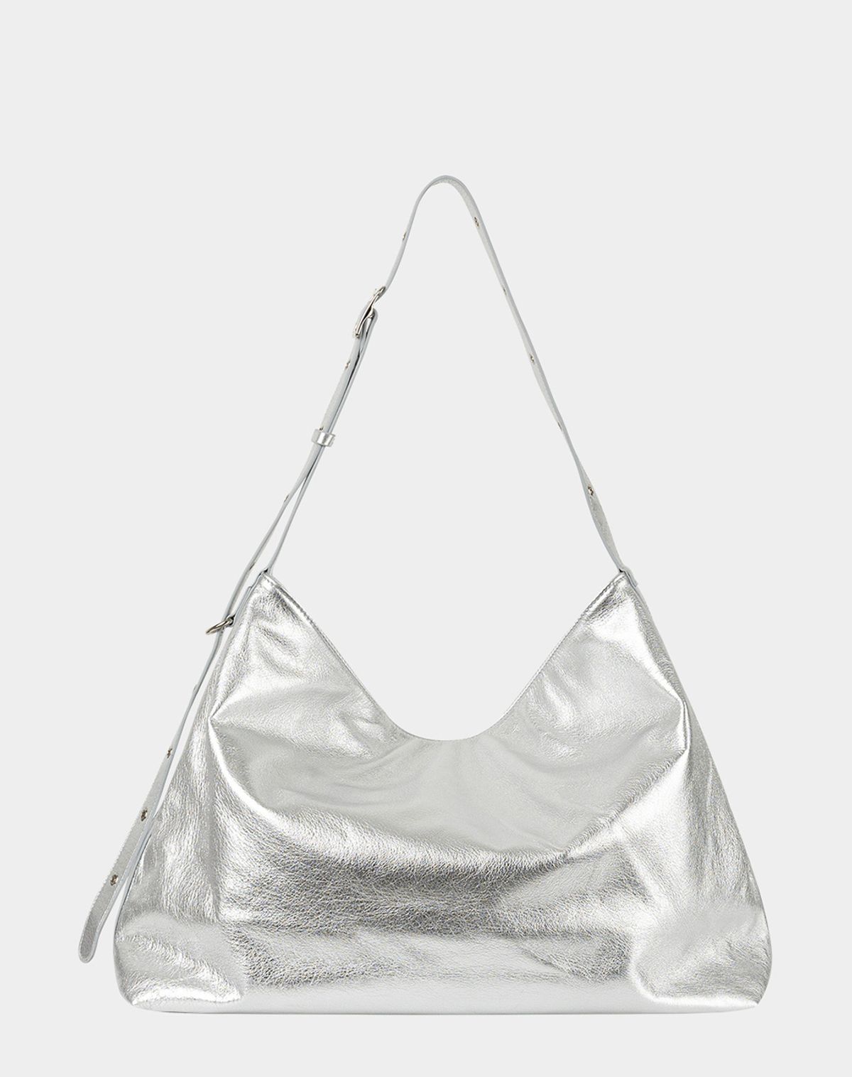 키시닝(KISYNING) Molly leather big bag (silver)