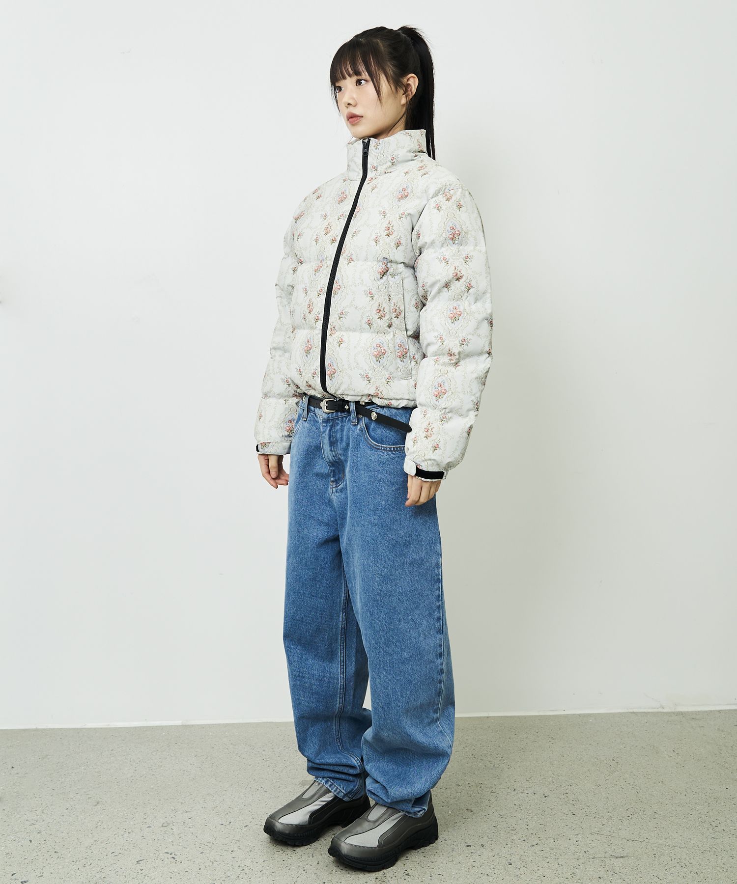 MUSINSA公式 | CHANCECHANCE FLORAL DOWN PARKA