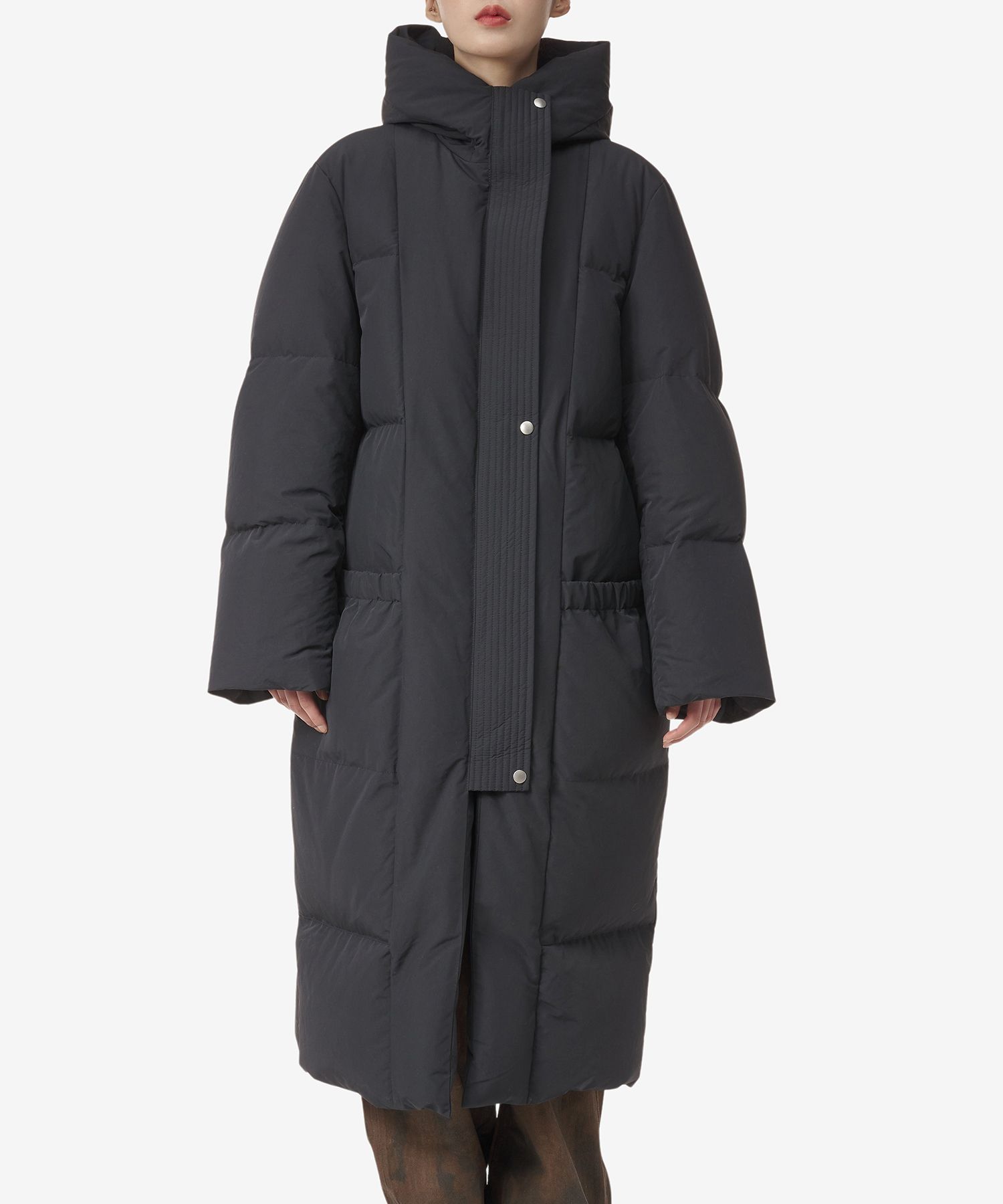 ダウンジャケット・コート JIL SANDER Quilted down coat black J40AF0125J74276001 J40AF0 MUSINSA | JIL SANDER Quilted Down Coat - Black