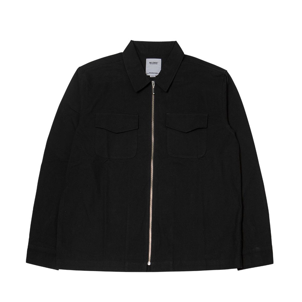 아르스 콘택트(ARSCONTACT) AC Zipup Shirts.Black